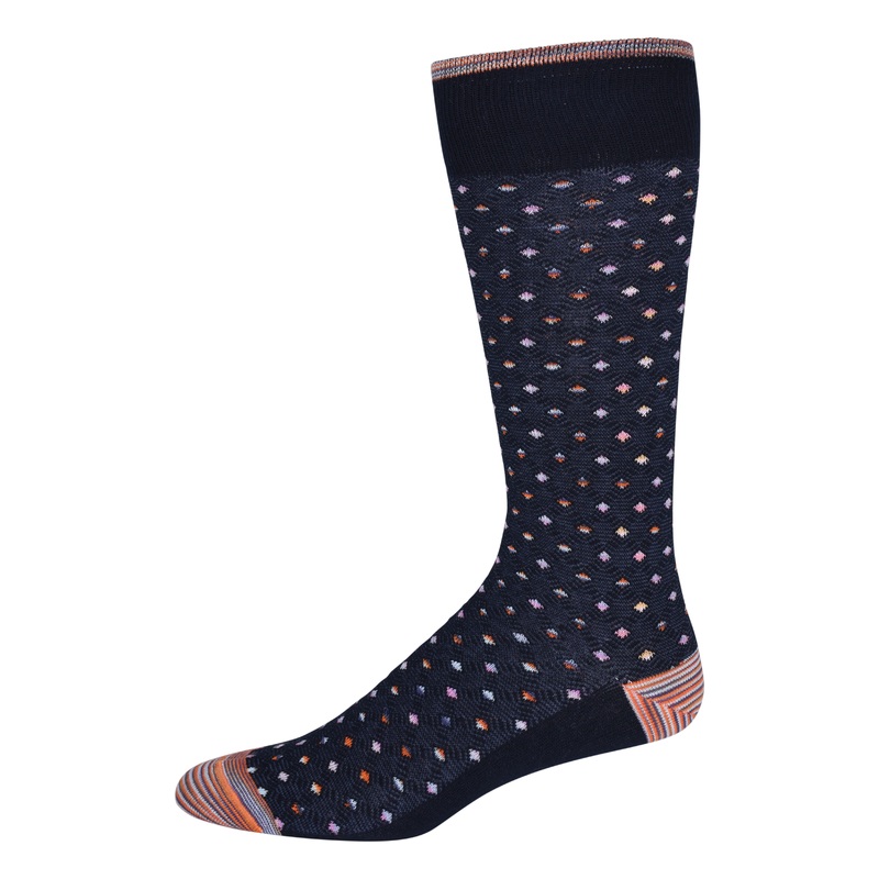 CLAREMONT SOCKS|NAVY|EA