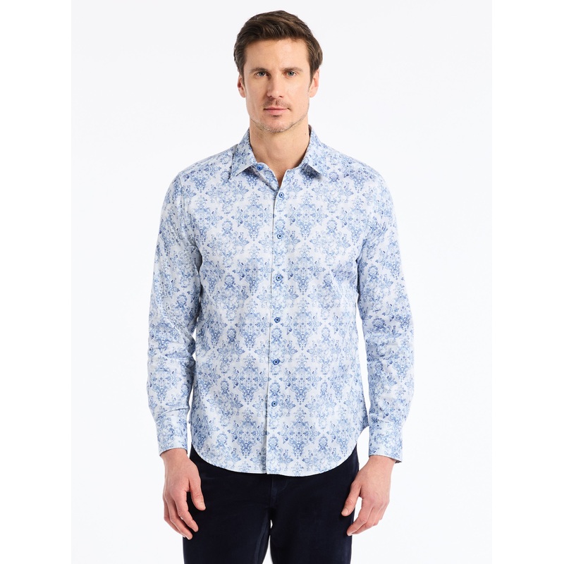DELANCEY LONG SLEEVE BUTTON DOWN SHIRT