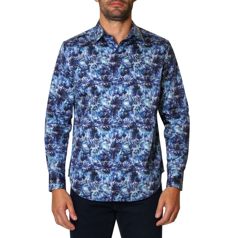 FLEMMING LONG SLEEVE BUTTON DOWN SHIRT