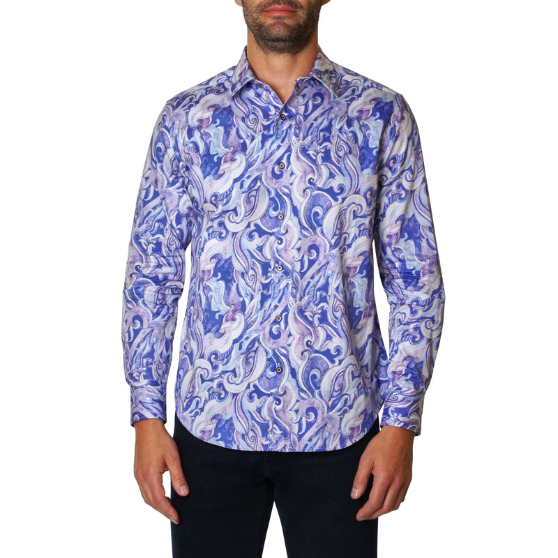 GIBBS LONG SLEEVE BUTTON DOWN SHIRT
