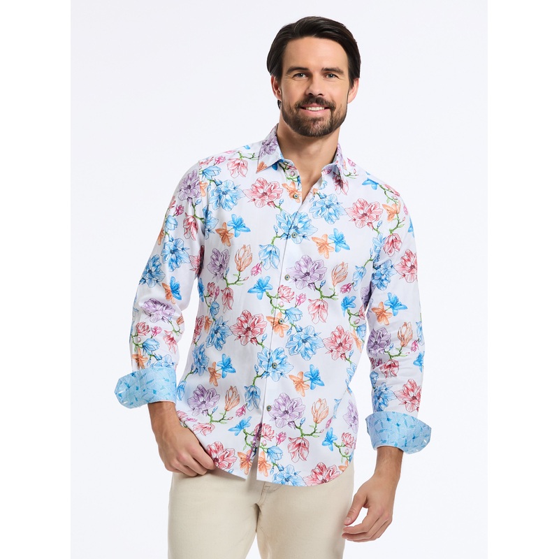 HARROWAY LONG SLEEVE BUTTON DOWN SHIRT