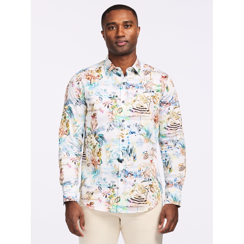 HOLLAND LONG SLEEVE BUTTON DOWN SHIRT