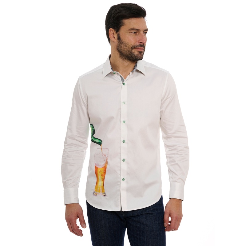 MADE TO MEASURE LONG SLEEVE BUTTON DOWN SHIRT