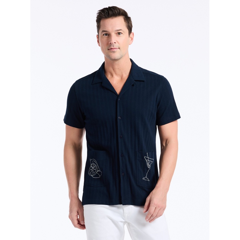 MADREY SHORT SLEEVE BUTTON DOWN SHIRT