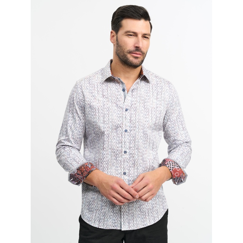 NELSON LONG SLEEVE BUTTON DOWN SHIRT