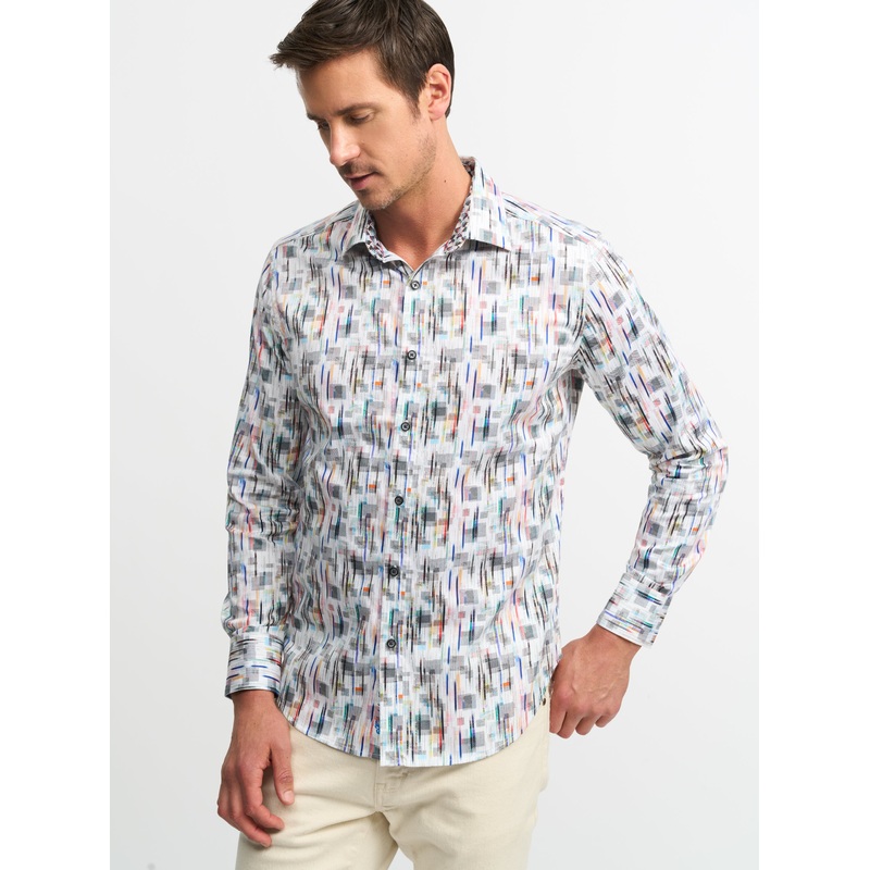 NEWSOM LONG SLEEVE BUTTON DOWN SHIRT