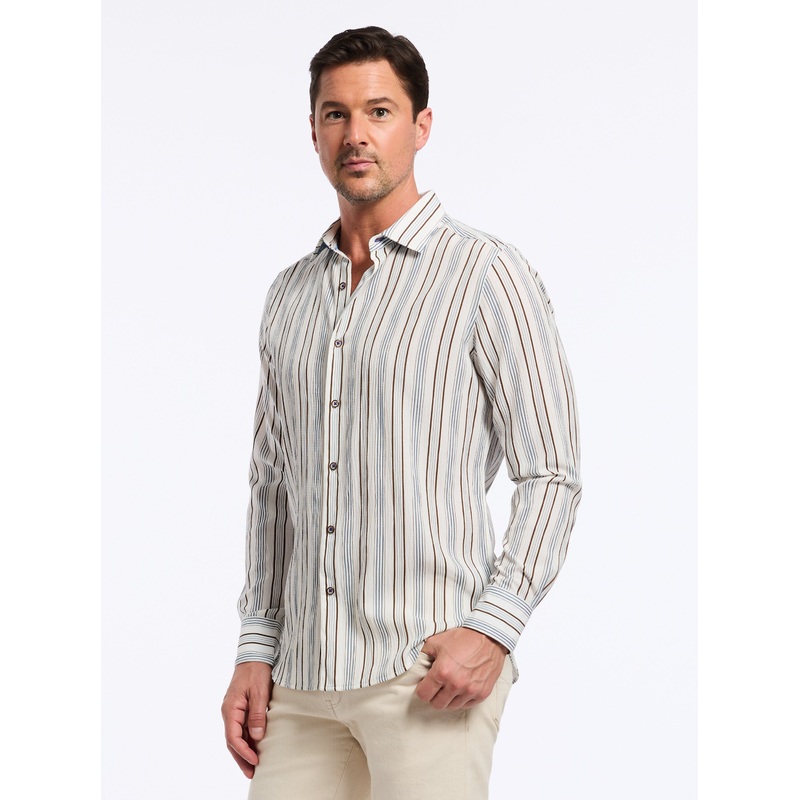 STAMFORD LONG SLEEVE BUTTON DOWN SHIRT