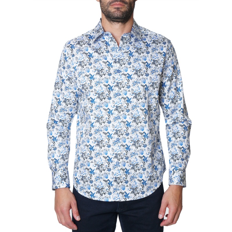 VALDEZ LONG SLEEVE BUTTON DOWN SHIRT