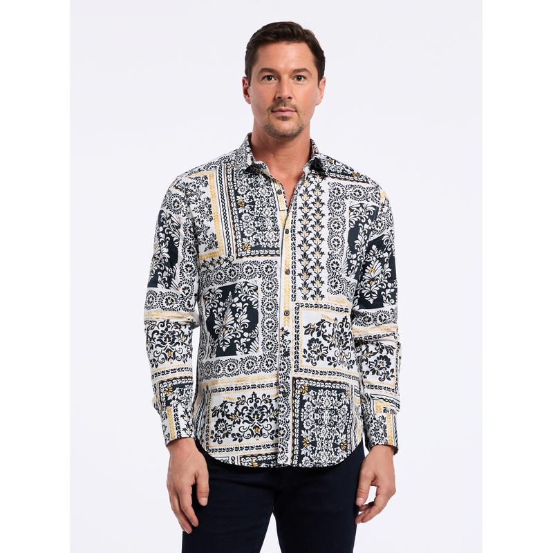 VALLETA LONG SLEEVE BUTTON DOWN SHIRT