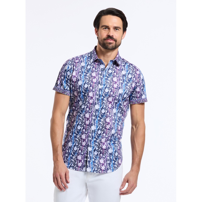 ZORIN SHORT SLEEVE BUTTON DOWN SHIRT