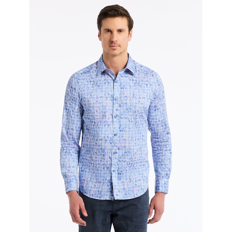 AMSTERDAM LONG SLEEVE BUTTON DOWN SHIRT