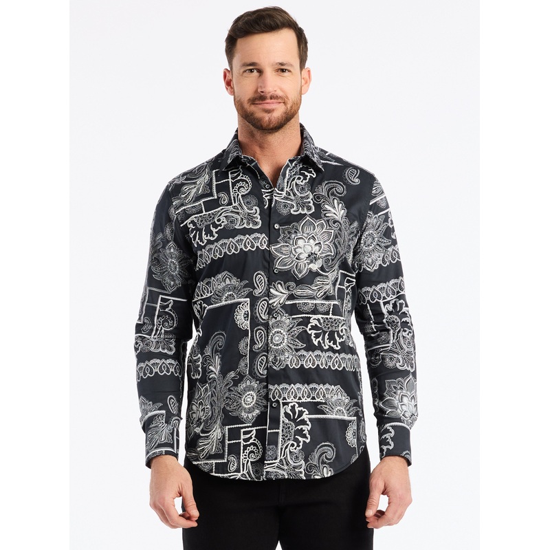 ARDEN LONG SLEEVE BUTTON DOWN SHIRT