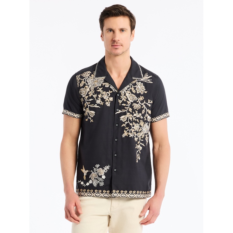 ASHBY SHORT SLEEVE BUTTON DOWN SHIRT