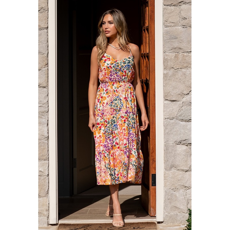 Coronado Midi Dress | Multi Floral