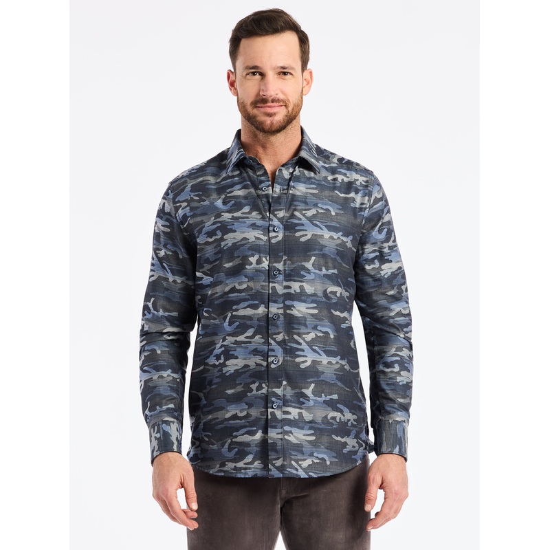 HARRINGTON LONG SLEEVE BUTTON DOWN SHIRT