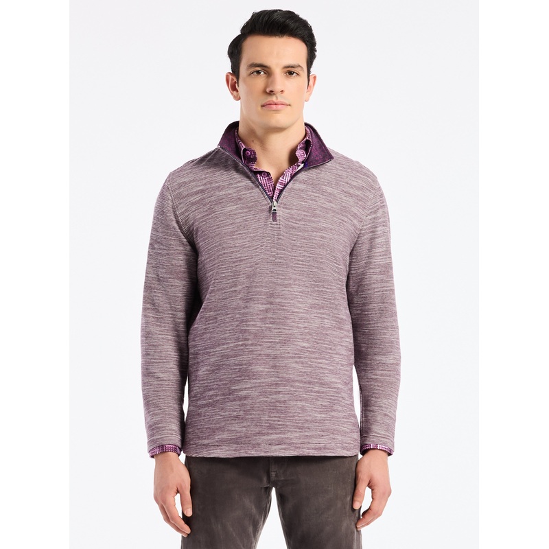 LEDSON LONG SLEEVE KNIT SHIRT|BERRY|XS|S|M|L|XL|2XL|3XL|4XL