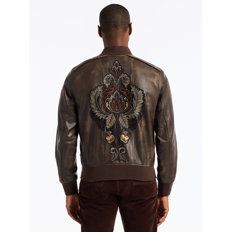 LIMITED EDITION GILDED OUTLAW LEATHER JACKET