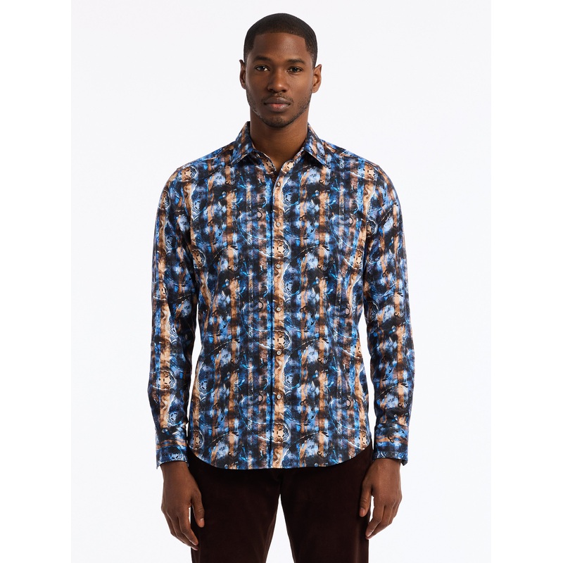 REMINGTON LONG SLEEVE BUTTON DOWN SHIRT