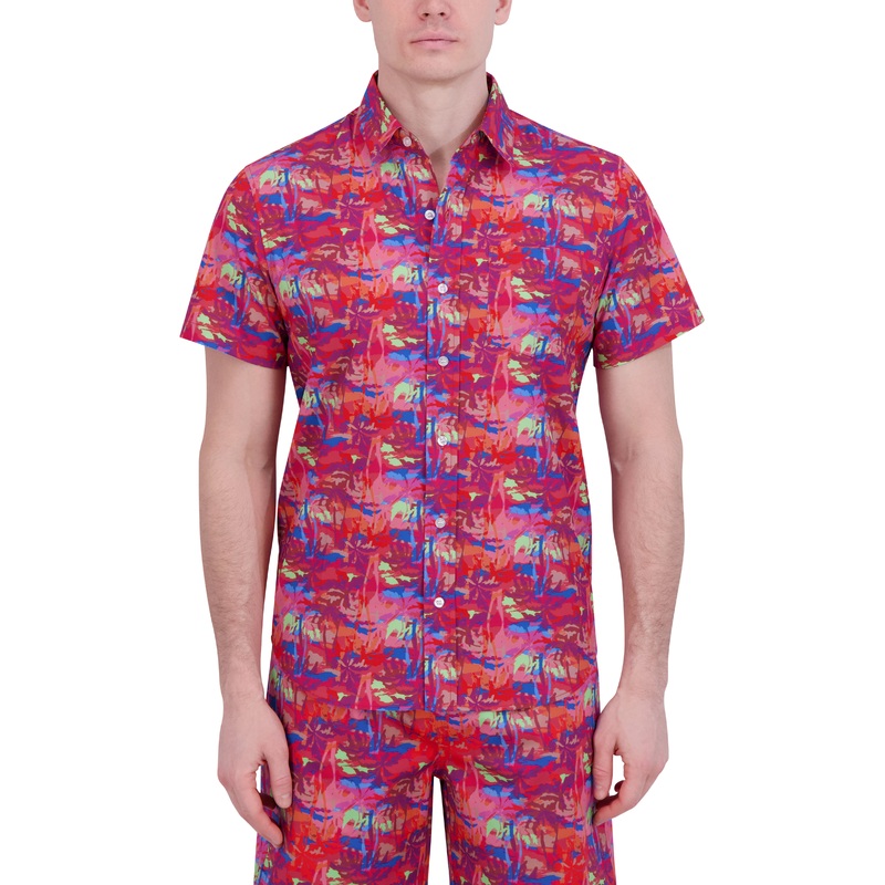 SHORT SLEEVE BUTTON DOWN SHIRT