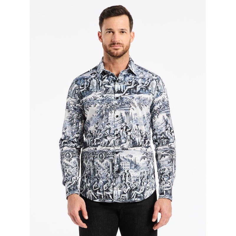 SOCIALITES LONG SLEEVE BUTTON DOWN SHIRT