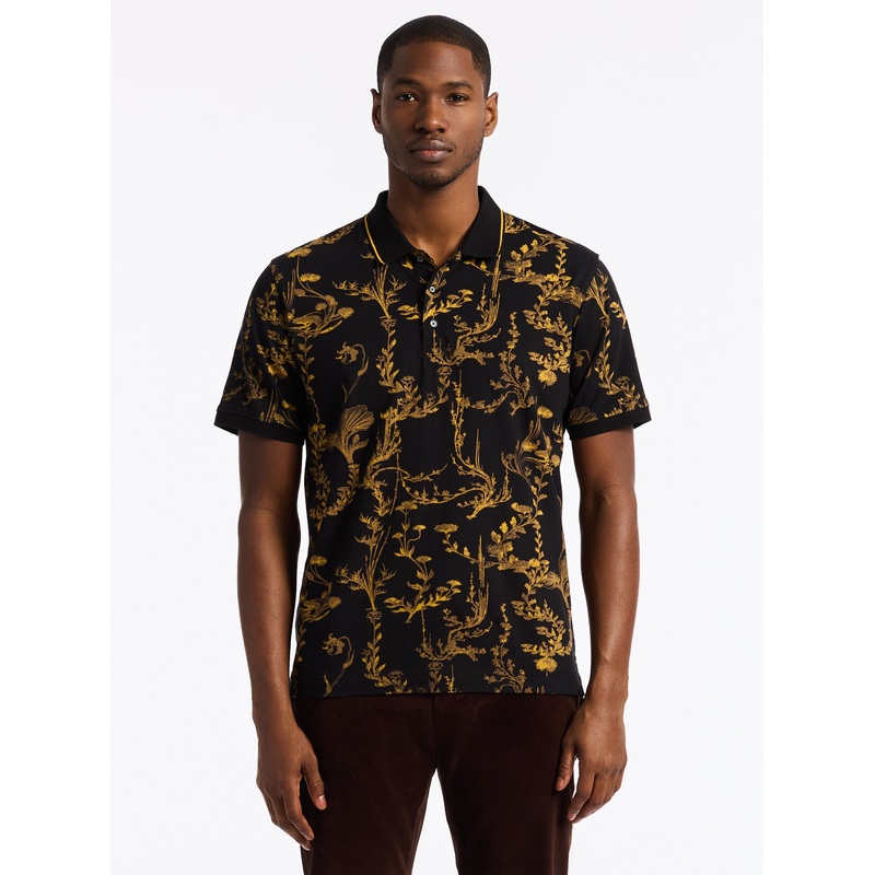 VAKOS SHORT SLEEVE POLO|BLACK|XS|S|M|L|XL|2XL|3XL|4XL