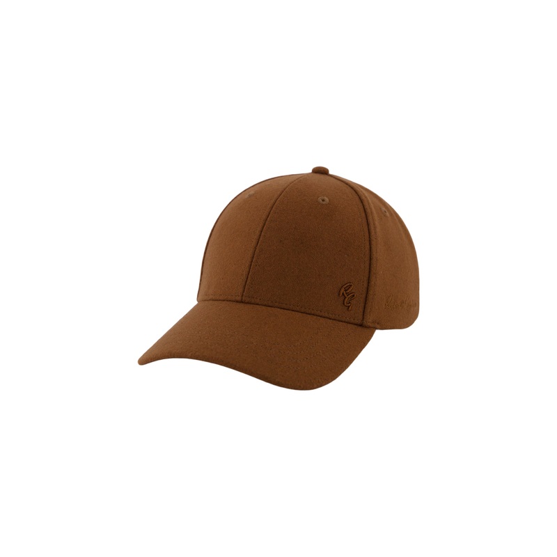 WOOL BASEBALL HAT|COGNAC|HEATHER GREY|EA