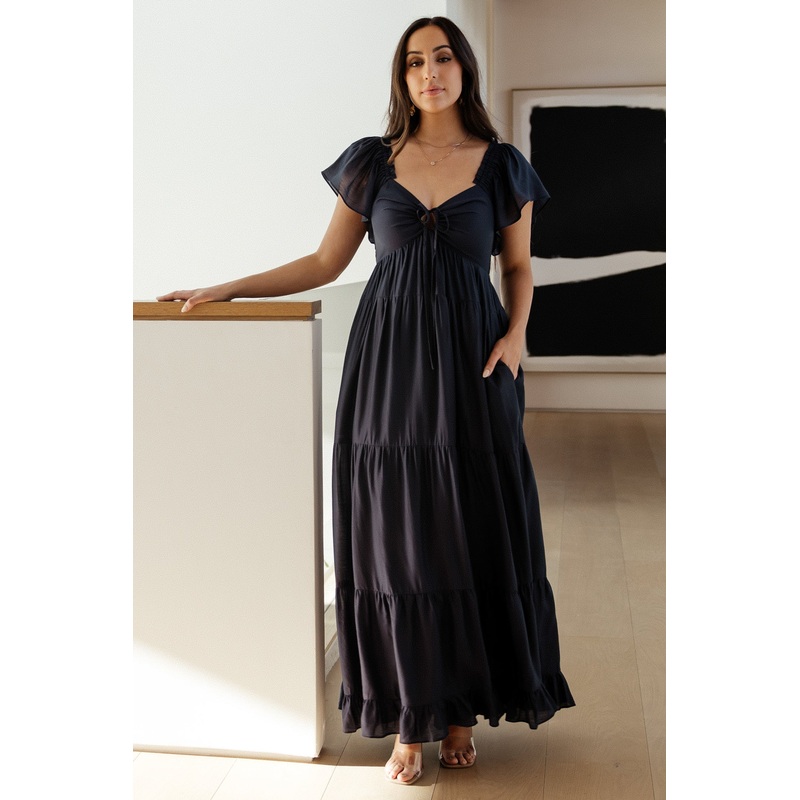 Agatha Maxi Dress | Dark Blue|XS|S|M|L|XL