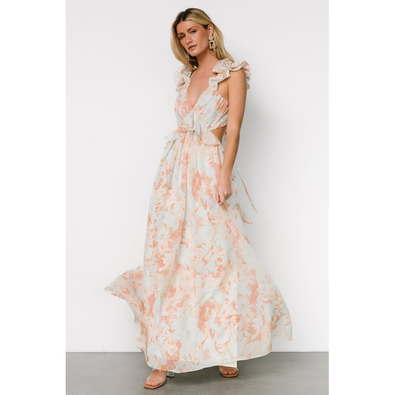 Brigitta Maxi Dress | Mint Floral