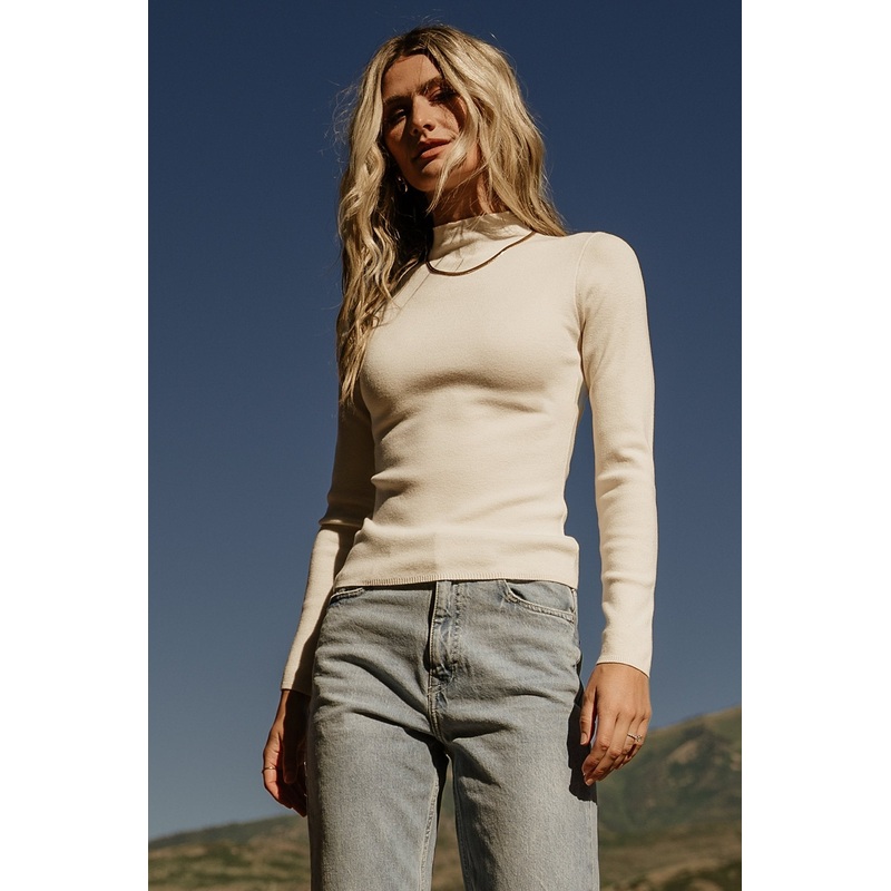 Frances Knit Top | Ivory|S|M|L|XL