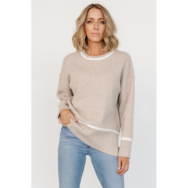 Levine Sweater | Natural|XS|S|M|L|XL|1XL|2XL|3XL