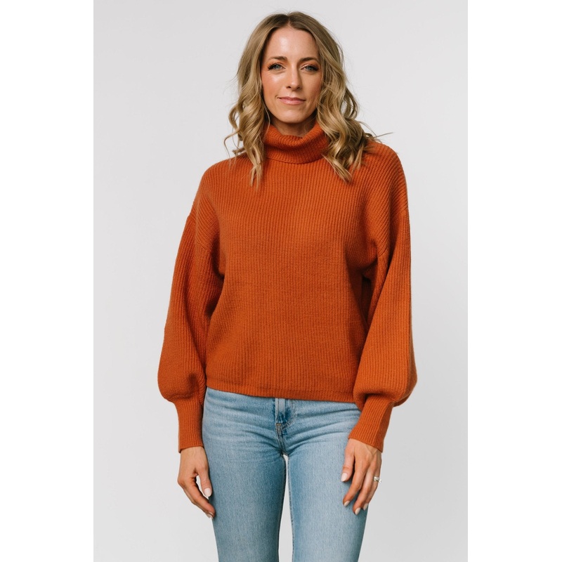 Malcolm Turtleneck Sweater | Spice
