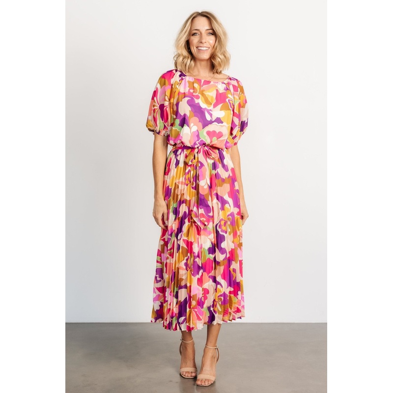 Maven Midi Dress | Multi Print
