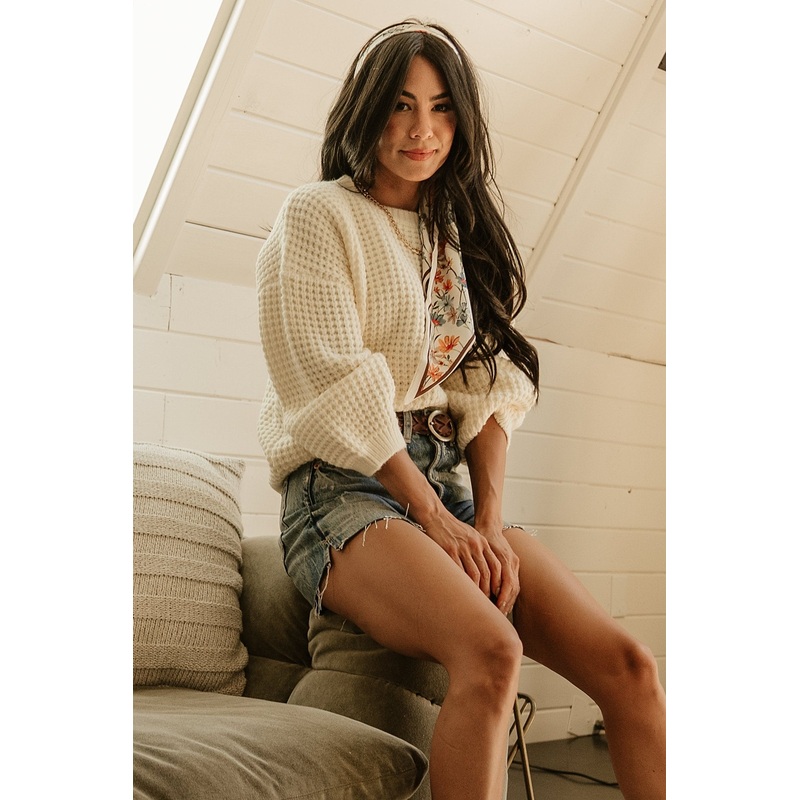 Sutherland Chunky Knit Sweater | Cream