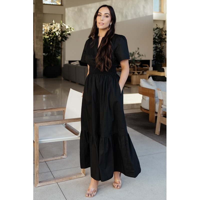 Vera Maxi Dress | Black|XS|S|M|L|XL|1XL|2XL|3XL
