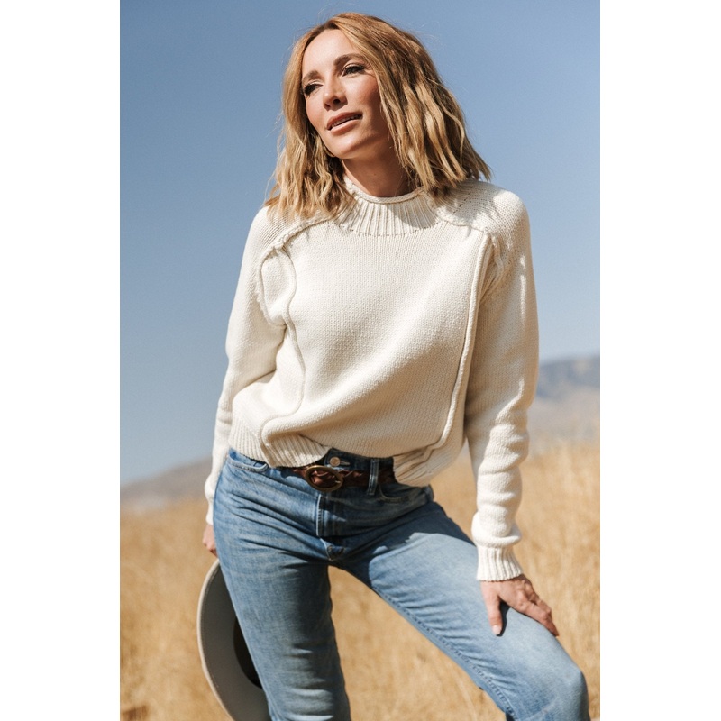 Arielle Knit Sweater | Ivory|S|M|L|XL