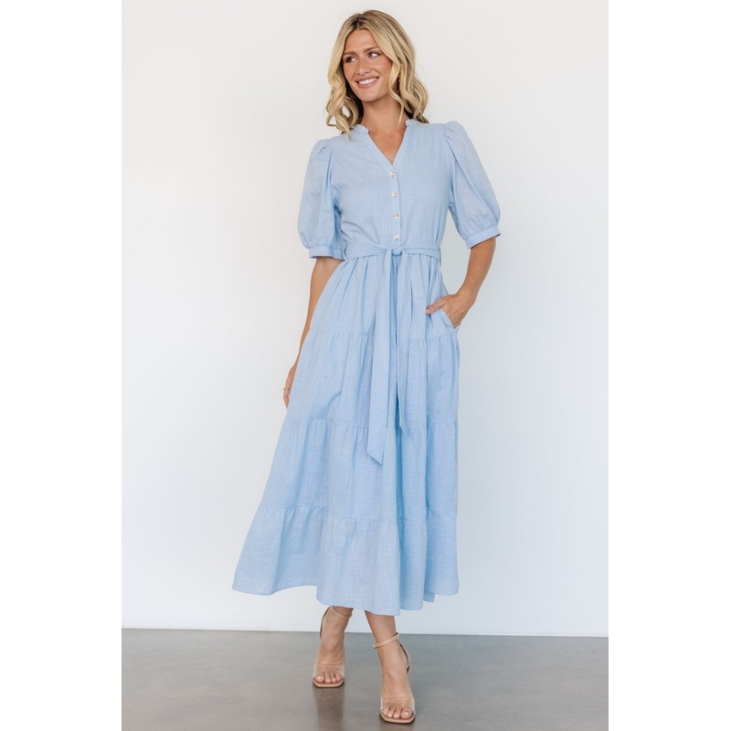 Camille Maxi Dress | Light Blue