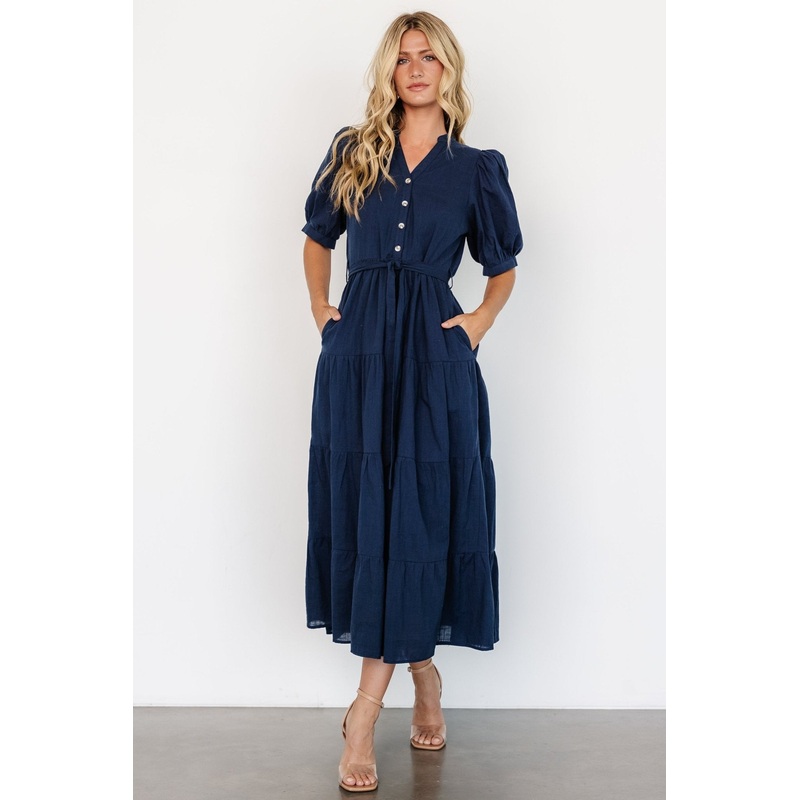 Camille Maxi Dress | Navy|XS|S|M|L|XL|1XL|2XL|3XL