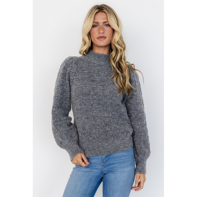 Grayson Sweater | Charcoal|S|M|L