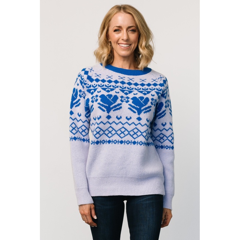 Lucerne Sweater | Blue Multi|S|M|L