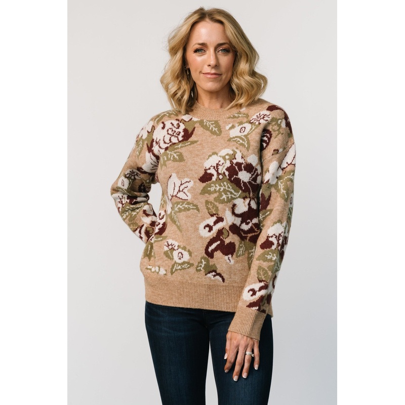 Munich Sweater | Taupe Multi|S|M|L