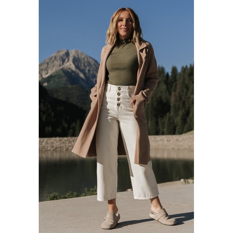 Roland Long Jacket | Light Camel
