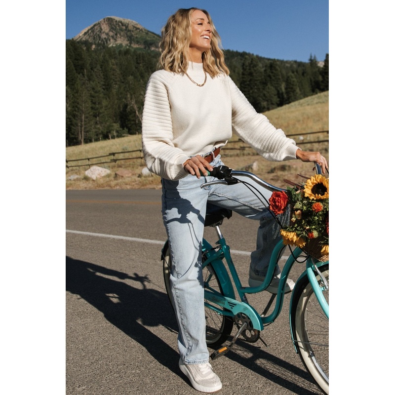 Whitley Sweater | Cream|S|M|L|XL