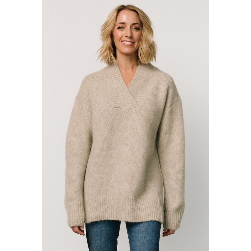 Calgary Oversized Sweater | Oatmeal