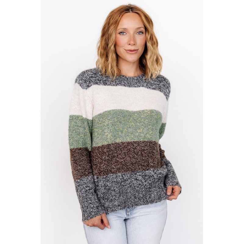 Ledger Sweater | Multi Stripe|S|M|L|XL