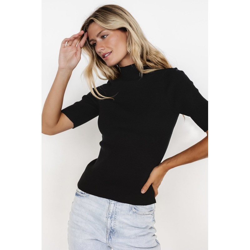 Liel Ribbed Top | Black|S|M|L