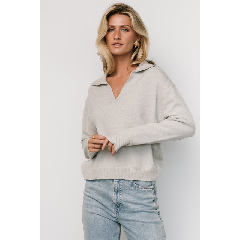 Bodhi Sweater | Light Gray|S|M|L|XL|1XL|2XL|3XL