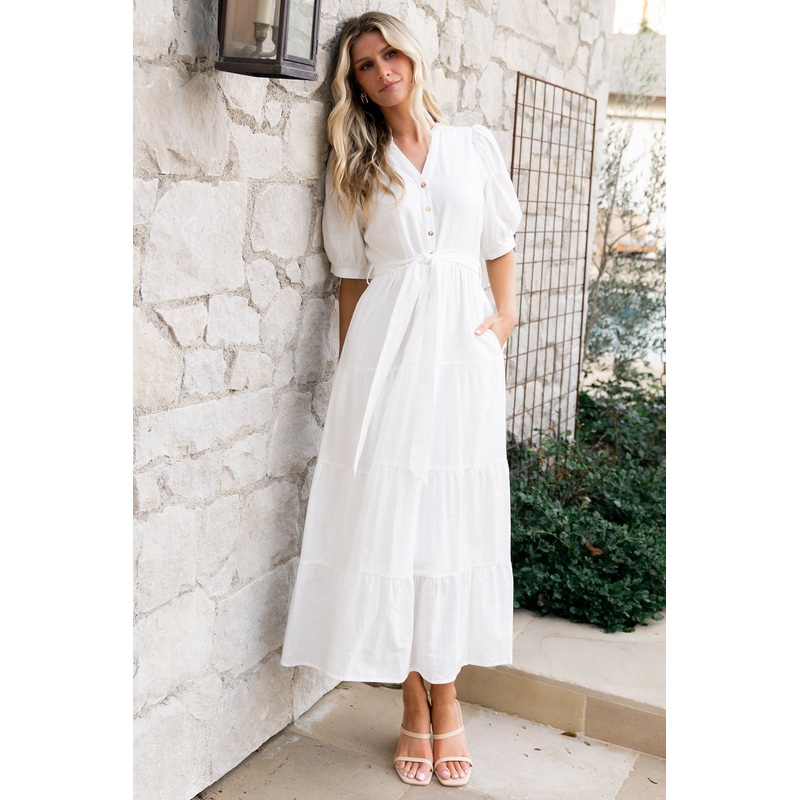 Camille Maxi Dress | Off White