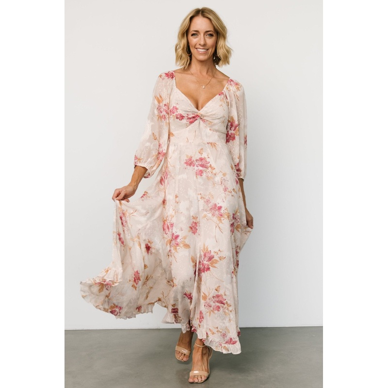 Estefania Maxi Dress | Blush + Pink Floral