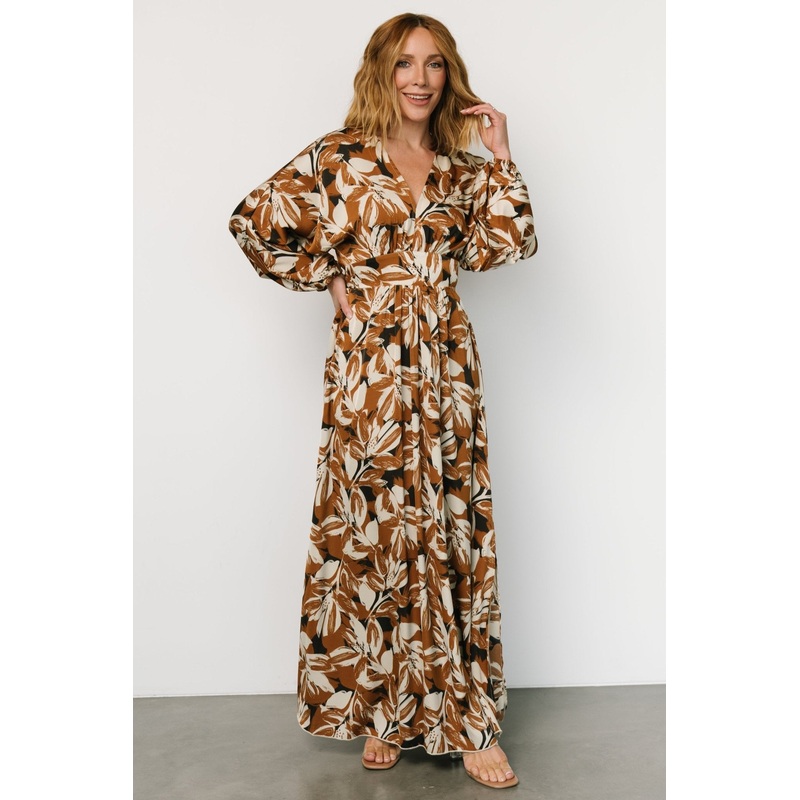 Yolanthe Maxi Dress | Copper Multi
