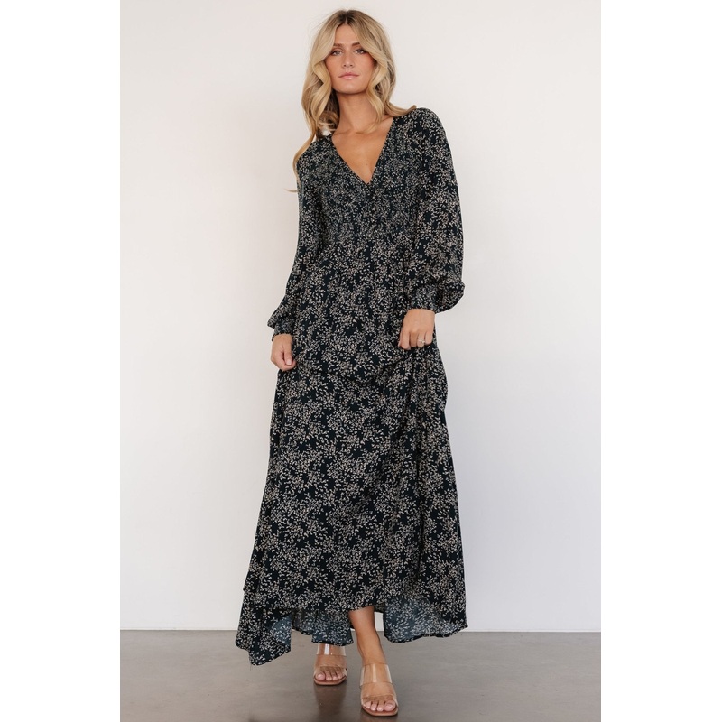 Anya Maxi Dress | Hunter Green Print
